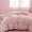 Pink, variant on Btargot Pink Gingham Bow 5-Piece Twin Comforter Set Ruffled Plaid Checkered Princess Style Bedding Set