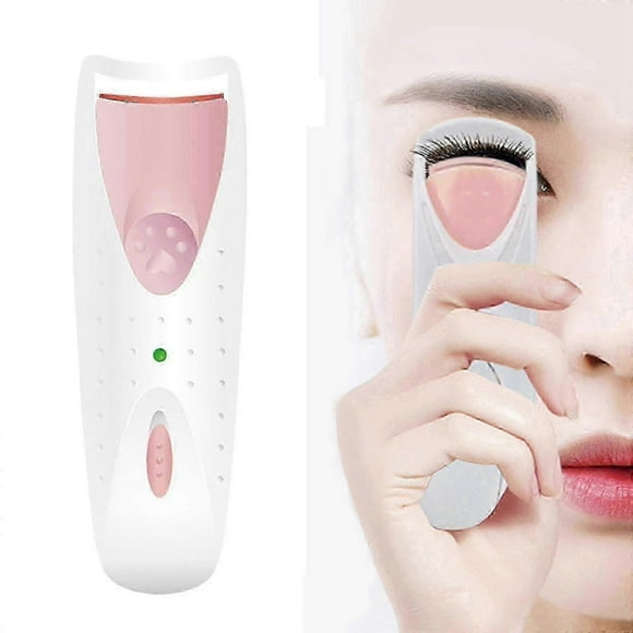 Heated Eyelash Curler,electric Eyelash Curler,heated Eyelash Curler With Silicone Heating Pads,fast Heating Natural