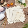 thumbnail image 7 of 5pcs Wooden Square Knitting Bag Bottom Shaper Pad for Crochet DIY Basket Weaving Yarn Bag, 7 of 7