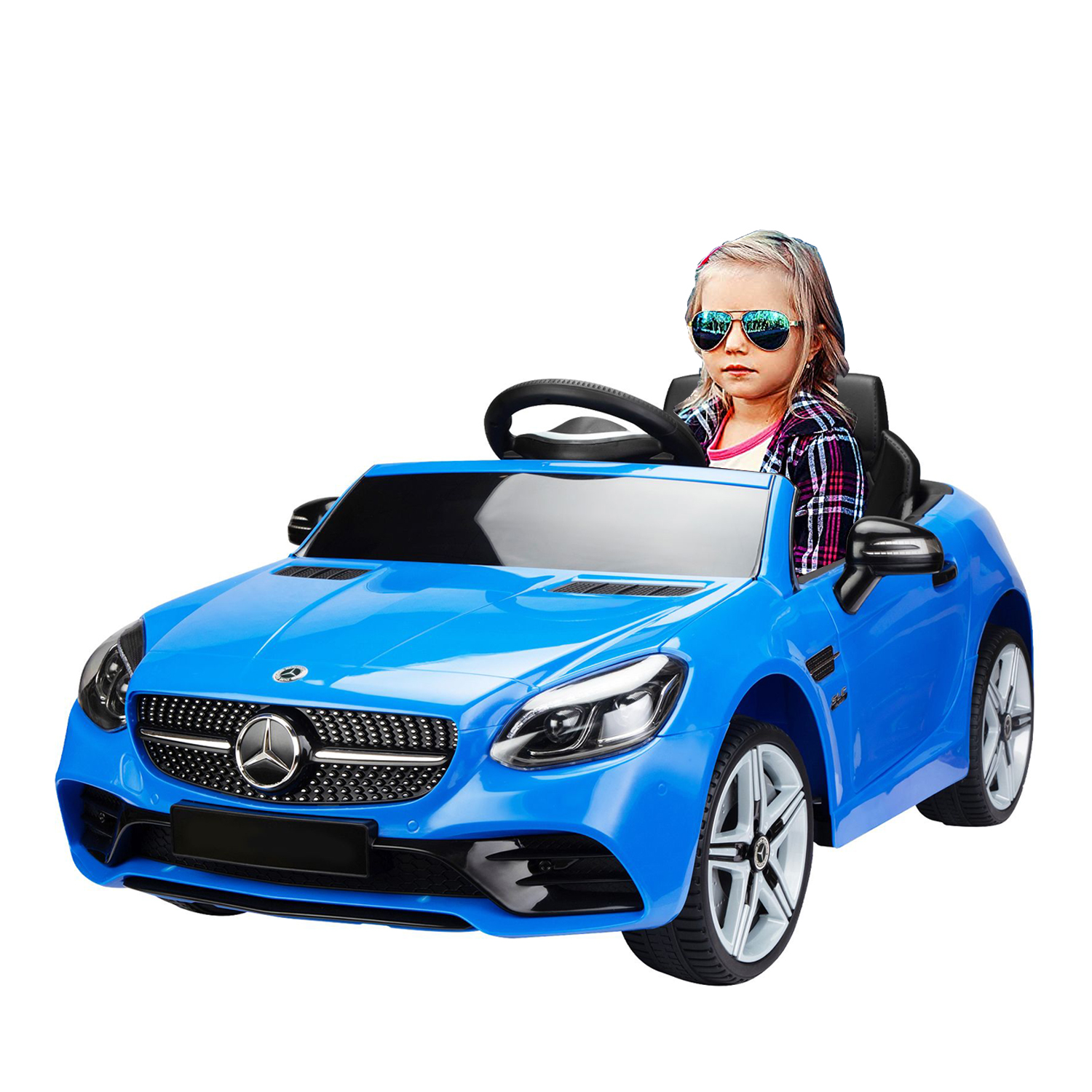 UWRNite 12V Kids Electric Ride On Car with Parent Remote Control