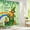 St Patrick Gnome, variante sur Rideau de Douche Joyeuse Saint-Patrick, Motif à Carreaux Buffalo Léopard Vert Trèfle Feuilles de Trèfle, Décoration Rustique en Bois Gris avec Crochets, 71x71 Po