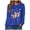 Blue, variant on Sweatshirts for Women Christmas Graphic Long Sleeve Sweatshirt, Ugly Christmas Sweaters Oversized Merry Christmas Shirt Xmas Crewneck Tops (Green, S)