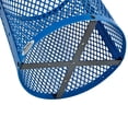 thumbnail image 5 of Global Industrial GBE261948BL Outdoor Diamond Steel Trash Can, 36 gal, Dome Lid, Blue, 5 of 6