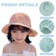 thumbnail image 3 of Sombrero de paja para niñas, sombrero de ala ancha para el sol, para verano y playa, para niñas de 4 a 10 años, 3 of 6