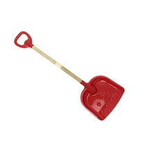 Btomtd Thickened Large Beach Shovel for Outdoor Use, Snow Shovel and Dredging Tool, Gardening Big Shovel for Sand and Snow, Size 30"x9.6", Red