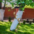 thumbnail image 3 of Eyfqtcs Moon Wind Chime Lámparas Windbell Colgante Luz Led Colgante Home Garden Decor, 3 of 9