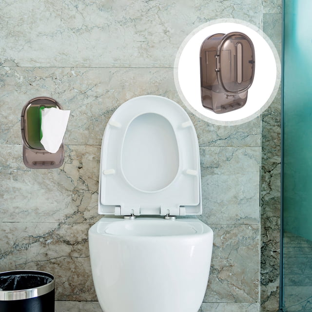 OULII Caja De Higiénico De Pared Material Duradero Para Uso En Y Hogar