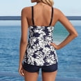thumbnail image 4 of HAIJIE Women's Bikini Set Push Up Swimsuit Large Size Push Up Swimsuit with Cups Swimsuits Bikini Swimsuits Cover Ups Summer Dress for Women Wife Soft Lightweight Beach Dress (Navy,L), 4 of 6