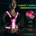thumbnail image 5 of Reflective Running Vest Gear,Light Up Vest Runners Night Walking, 5 of 5