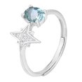 thumbnail image 1 of Women Finger Ring Rhinestone: Fashion Adjustable Midi Ring Jewelry, 1 of 10