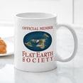 thumbnail image 3 of CafePress - Flat Earth Society Mugs - 11 oz Ceramic Mug - Novelty Coffee Tea Cup, 3 of 4