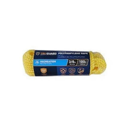 

Mibro 231479 0.37 in. x 100 ft. Tru Gaurd Poly Rope Yellow