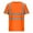 Orange #03, variant on Hi Vis Safety Shirt Lightweight Moisture-Wicking Short Sleeve Work T-Shirt With Reflective Tape Class 1 Orange Green Tops Black Xxl