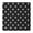 Black Cat Head, variant on Black Cat Head Pattern Square Fitted Tablecloth with Elastic Edge,Square Table Cover,Washable Elastic Table Cover for Home Kitchen Party Decor 34"x34"