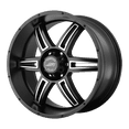 thumbnail image 2 of American Racing Cast Aluminum Rim AR890 18X8 5X120 S-BLK MACH 35MM, AR89088052735, 2 of 2