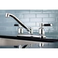 thumbnail image 2 of Kingston FB111DKL Kaiser Two-Handle 2-Hole 8" Centerset Kitchen Faucet in Polished Chrome, 2 of 5