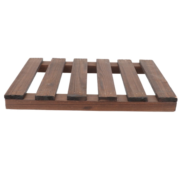 LOLIPPYY Rustic Coffee Color Wooden Wall Shutter Decor for Outdoor Garden Farmhouse Style