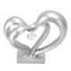 thumbnail image 4 of Dekaim-Escultura De Doble Corazón, Estatuas De Corazón Romántico De Resina, Escultura De Amor para Pareja, Estatua De Amor, Aniversario De Deshierbe(BS20621), 4 of 5