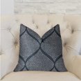 thumbnail image 2 of Plutus Pitaya Blue and White Luxury Throw Pillow - Double sided 12" x 20", 2 of 3
