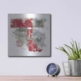 thumbnail image 4 of Luxe Metal Art 'Moving In And Out Of Traffic II Red Grey' by Mike Schick, Metal Wall Art, 12"x12", 4 of 9