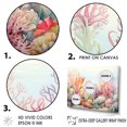 thumbnail image 3 of Designart "Joy In The World Of Colorful Coral Reefs" Coastal Coral Under Water Floater Framed Canvas Art Print, 3 of 5