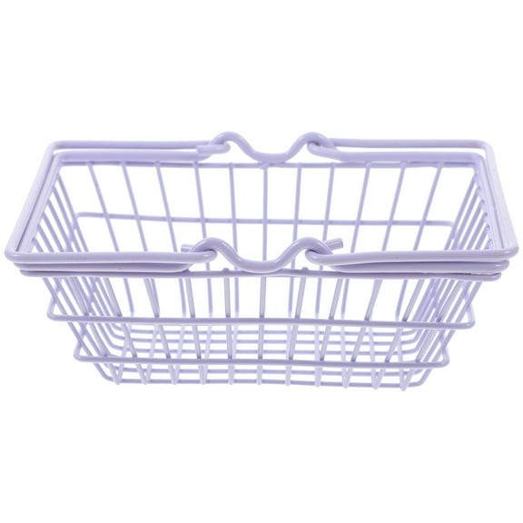CIMAXIC Wire Metal Basket Storage Shopping Basket Iron Kitchen 1Pack