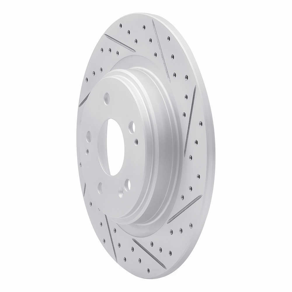 Dynamic Friction Company 830-58030R DFC Geoperformance Rotor - Drilled and Slotted