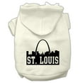 thumbnail image 4 of Mirage Pet Products St Louis Skyline Screen Print Pet Hoodies Bright Pink Size Med, 4 of 10