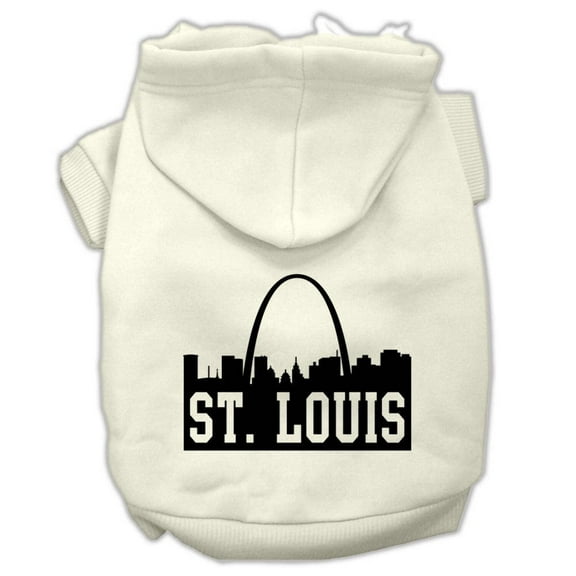 Pet Dog  Cat Hoodie Screen Printed, "St. Louis Skyline"