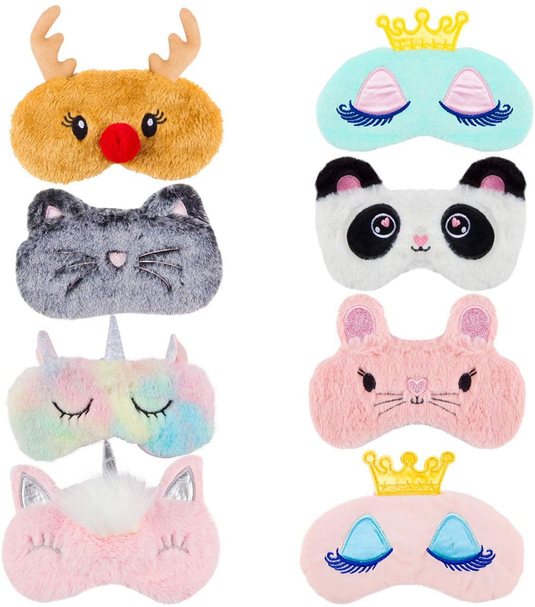 Siberian Husky WWCY Cute 3D Animal Print Sleeping mask Soft Blindfold Sleep Eye Mask Cover for Women Girls Kids 