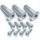 thumbnail image 1 of unbranded 12Ud Insertos De Casquillos Para De Hierro Para Sillas Y Muebles Con Instalación Sencilla Color Plata, 1 of 8