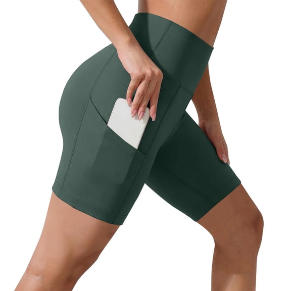Yoga Shorts for Women With Pockets High Waisted Suitable Cycling Sportswear And Sports Running Workout Shorts