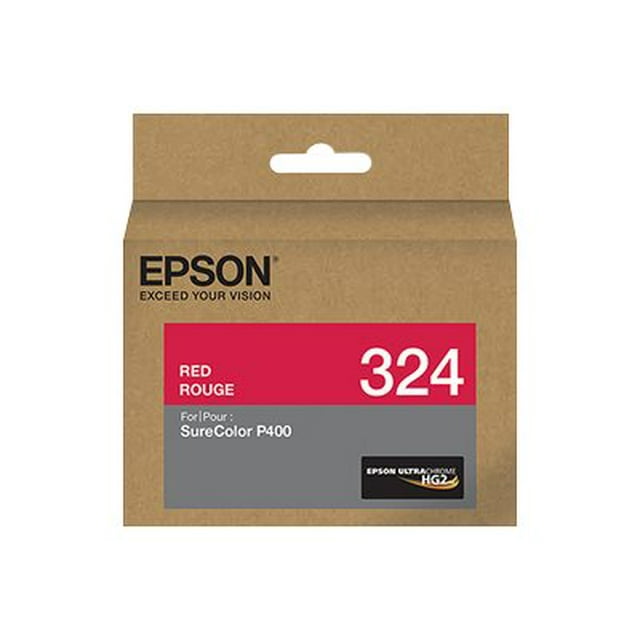 Epson 324 - 14 ml - red - original - ink cartridge - for SureColor P400, SC-P400