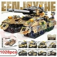 thumbnail image 6 of 2024 WW2 Military Vehicle Tank 8in1 Airplane Truck Model Building Blocks DIY Bricks Kids Construction Toys Gifts for Boys Adult, 6 of 8