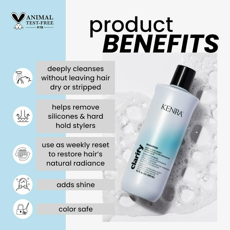 Kenra Clarify Shampoo 10.1 oz Clarifying Shampoo Removes