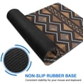 thumbnail image 6 of Long Mouse Pads for Desk,Boho Brown Geometric Ethnic Pattern Desk Mats on Top Of Desks, Desk Mouse Pad Extra Large with 3mm Non-Slip Base and Stitched Edge for Gaming,Office,Work,Home 31.5"x11.8", 6 of 6