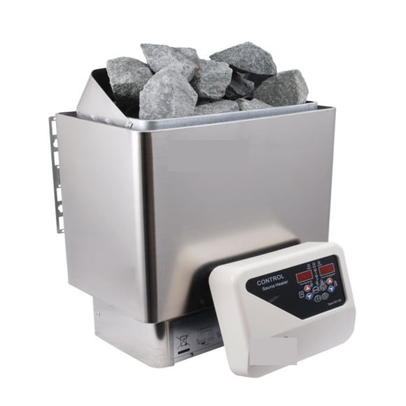 4.5kw Stainless Steel Wall Mounted Sauna Heater With Remote Controller,Digital Display Internal Control