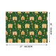 thumbnail image 5 of Christmas Wrapping Paper Set - 12 Sheets Gingerbread Man Gift Paper for Winter Holiday Themed Party Decorations, Xmas Holiday Party, 5 of 5