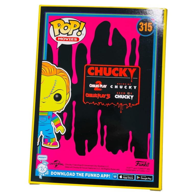 Funko Pop! Child's Play Chucky Black Light Exclusive Horror Figure