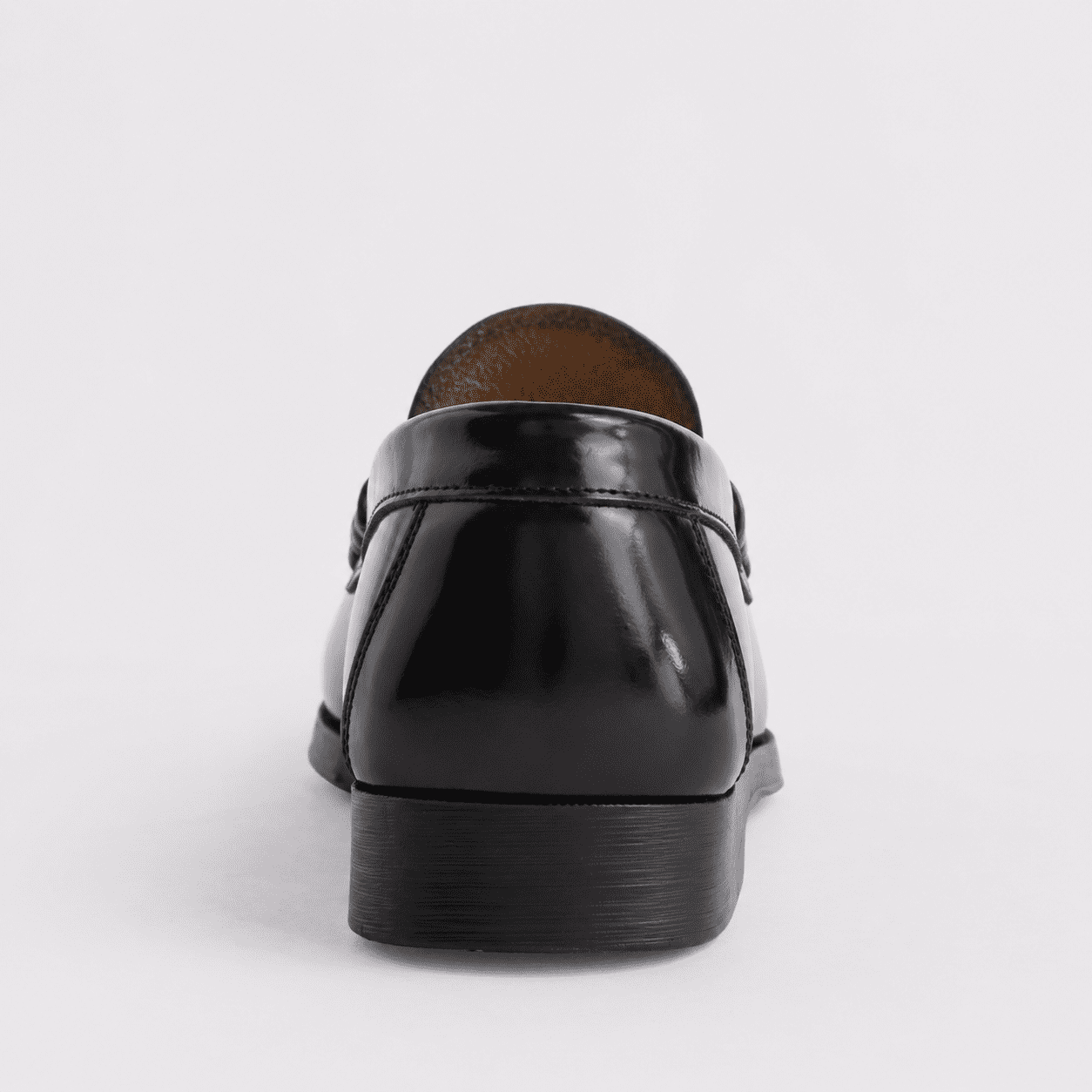 Free Assembly Men's Leather Moc Toe Penny Loafers