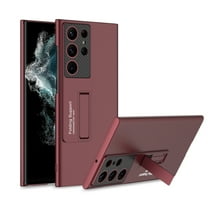 Decase for Samsung Galaxy S23 Ultra Case,Galaxy S23 Ultra Slim Case with Hidden Kickstand,Support Wireless Charging Anti-Scratch Thin Magnetic Phone Shell for Samsung Galaxy S23 Ultra,Red