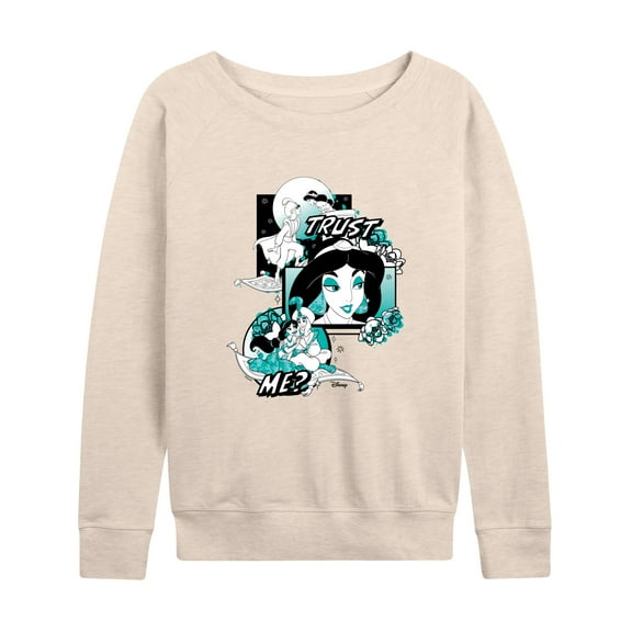 Disney Princess - Jasmine Pop - Women's Lightweight French Terry Long Sleeve Shirt