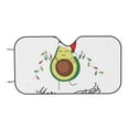 thumbnail image 7 of Balery Avocado Merry Christmas Windshield Sun Shade, Car Front Window Sunshade Cover ,Automotive Interior Portected Blocks Uv Rays For Car Pickup Truck Suv Accessories- Small, 7 of 7