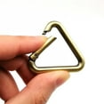 thumbnail image 6 of 5pcs Triangle Spring Gate O Ring Openable Leather Bag Handbag Belt Strap Buckle Connect Keyring Pendant Key Snap Clasp Clip DIY, 6 of 9