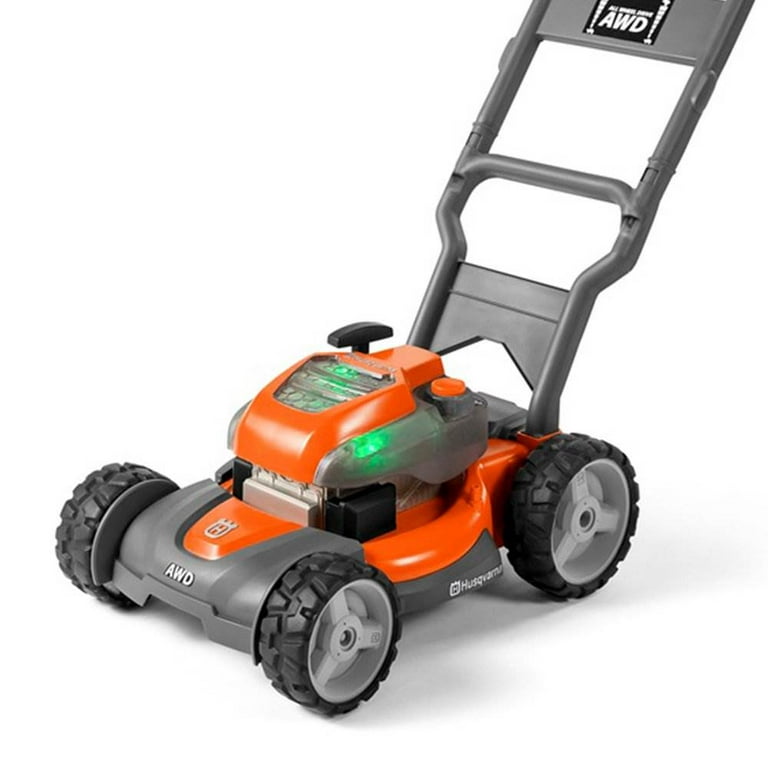 Husqvarna Walk Behind Mower Electric Start Gas Powered w Toy Lawn Mower for Kids