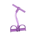 thumbnail image 1 of Ethern Foot Pedal Resistance Band Exercise Band Multifunction Full Body Workout Elastic Purple Four Tube, 1 of 9