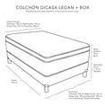 thumbnail image 4 of Colchón Queen Size + Box Belu + Edredón Homy+ Almohada One Dicasa  Legan, 4 of 7