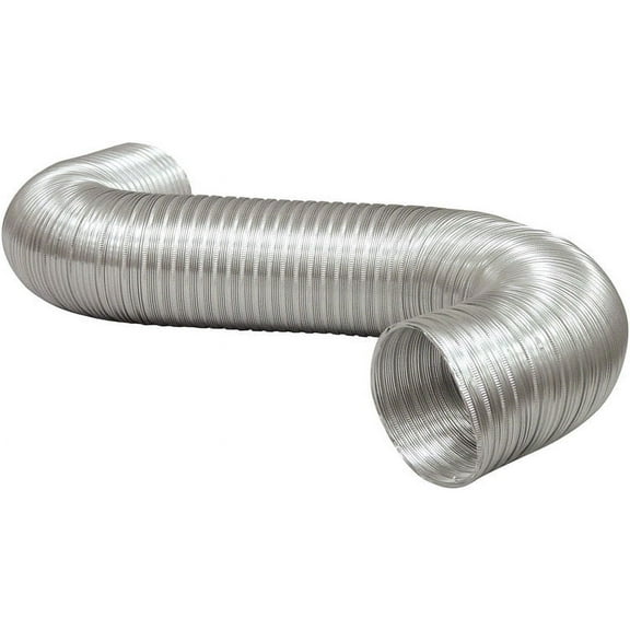 Deflecto A0325-5 3"x25' Aluminum Flex Duct - Plain End
