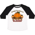thumbnail image 3 of Inktastic Thankful Grateful and Blessed Pumpkins and Sunflower Boys or Girls Toddler T-Shirt, 3 of 5