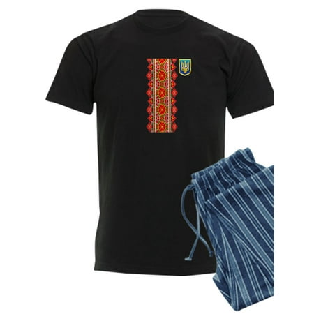 

CafePress - Ukraine Vyshyvanka Ukrainian Flag Of Ukrai Pajamas - Men s Dark Pajamas